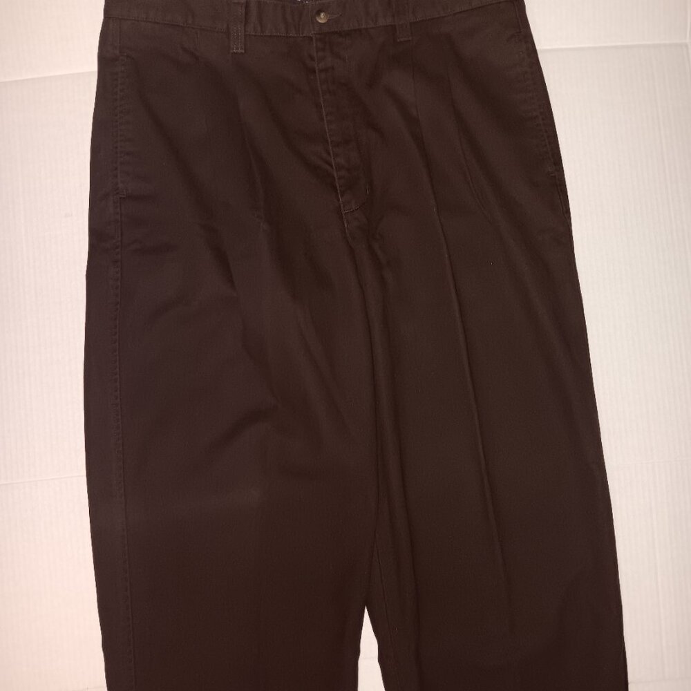 DOCKERS KHAKIS MEN'S BROWN PANTS - Picture 1 of 8